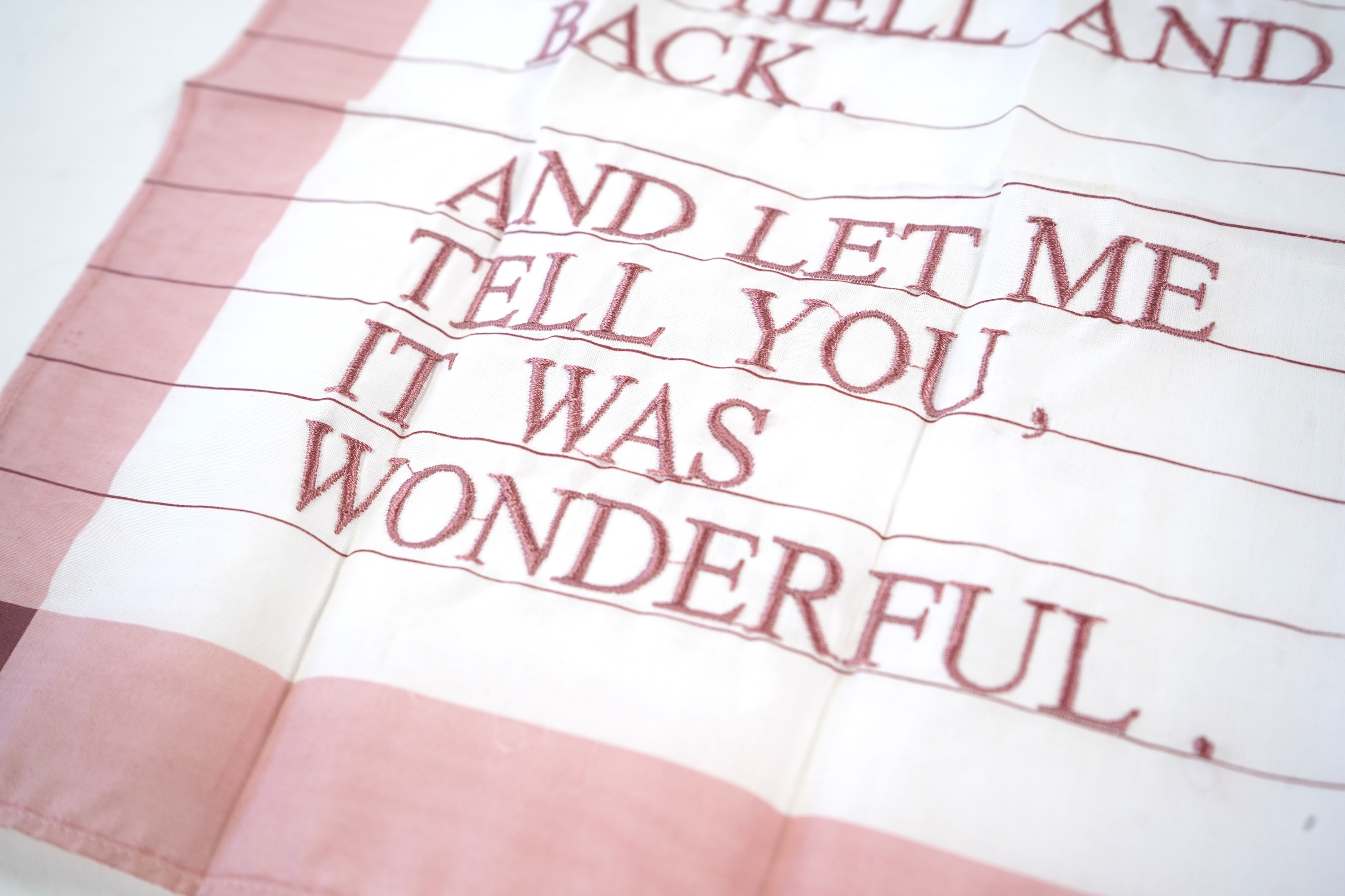 Louise Bourgeois, French/American 1911-2010, 'I Have Been to Hell and Back'